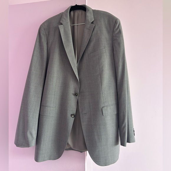 Hugo Boss Elegant Gray Blazer